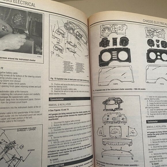 Chilton Ford Tempo Topaz 1984-94 Repair Manual 26720 - Picture 6 of 10